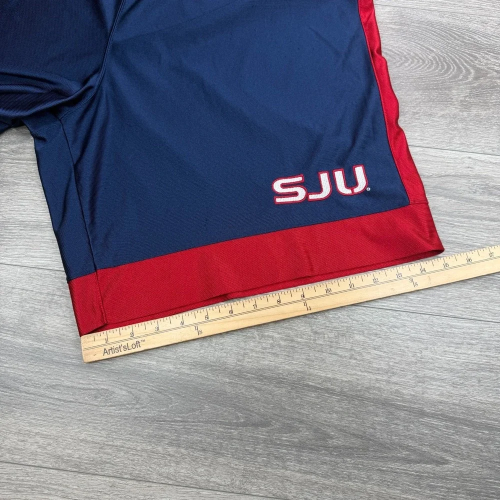 Saint Josephs University Shorts Mens XL Blue Dazzle Baggy Basketball Jordan VTG